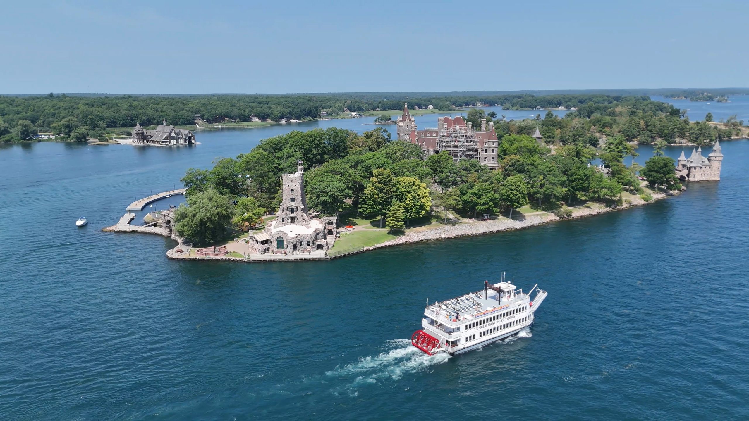 Boldt Castle Flyover